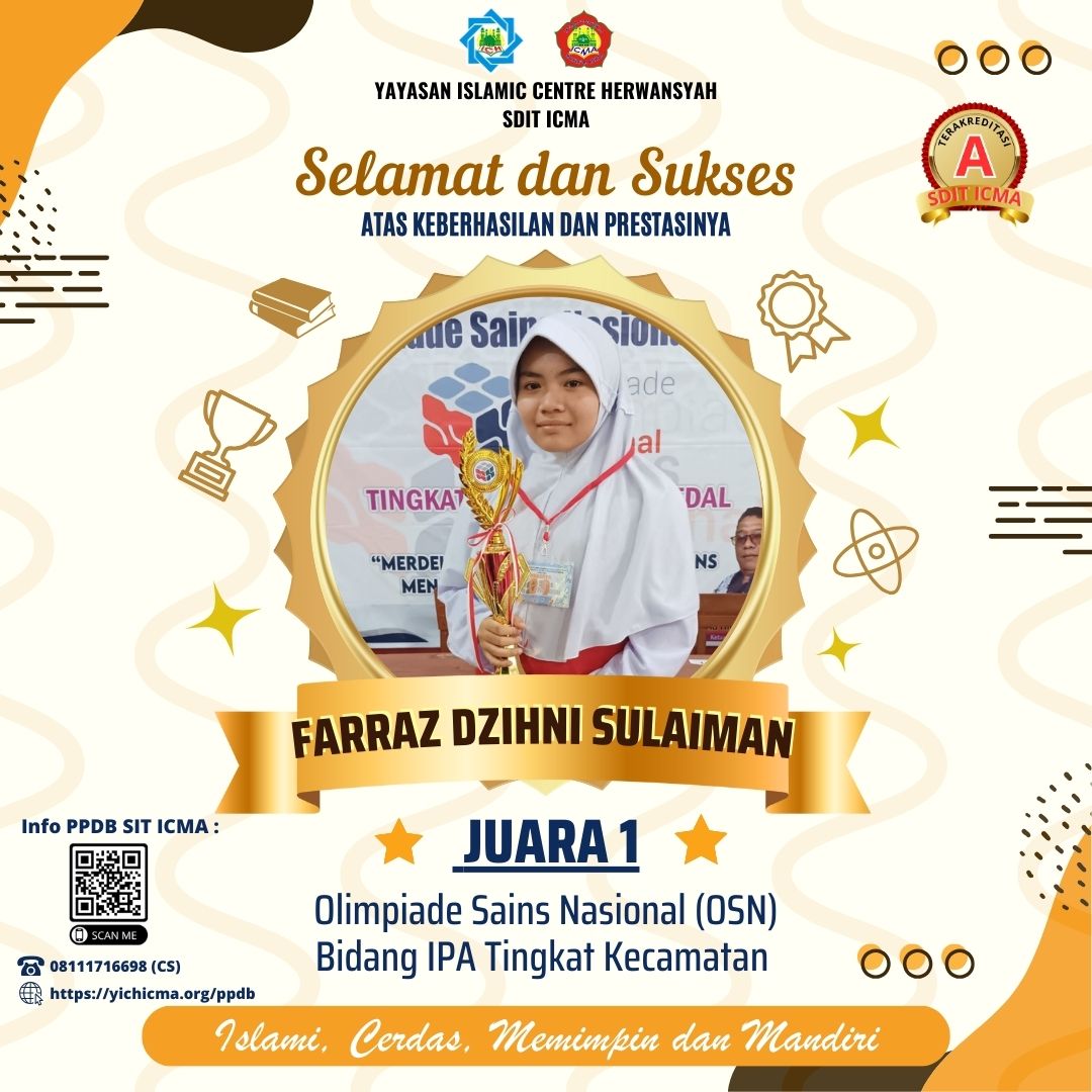Juara 1 Olim[iade Sains Nasional (OSN) Bidang IPA Tingkat Kecamatan
